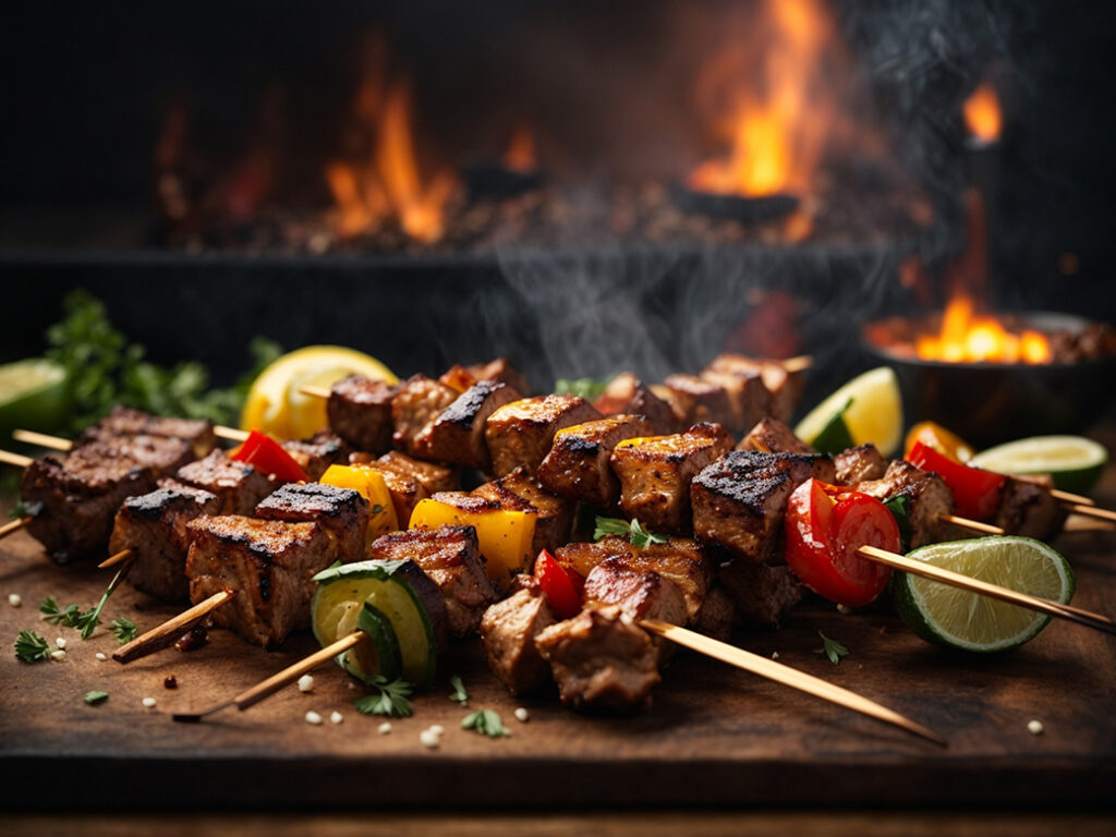 Skewers for special occasion cooking